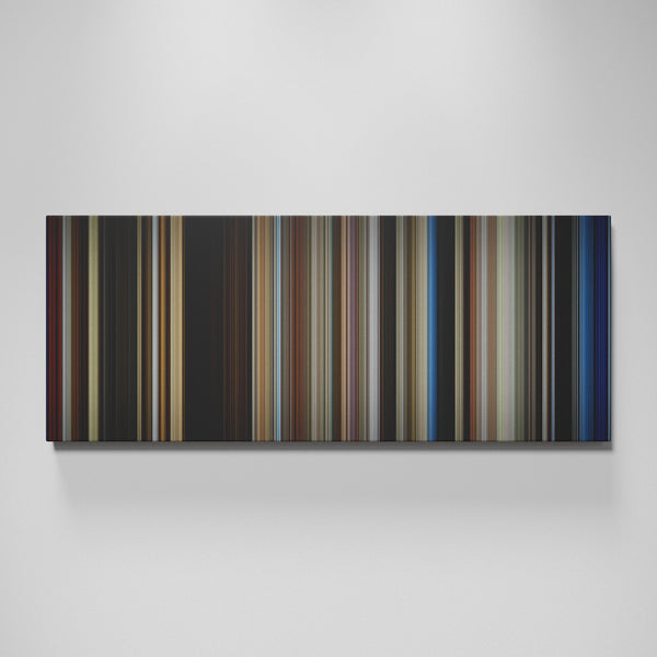 The Notebook movie canvas wall art - color palette print