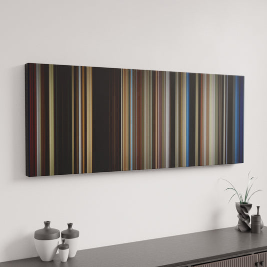 Minimal interior design with The Notebook Frome on the wall