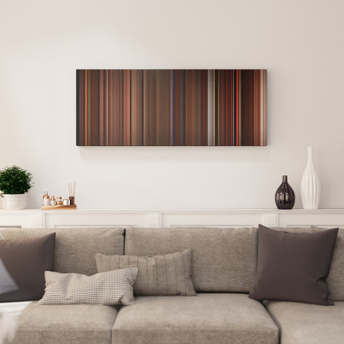 Living room interior with The Dark Crystal Frome on the wall