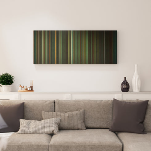 The Shape of Water canvas print in living room - film wall decor