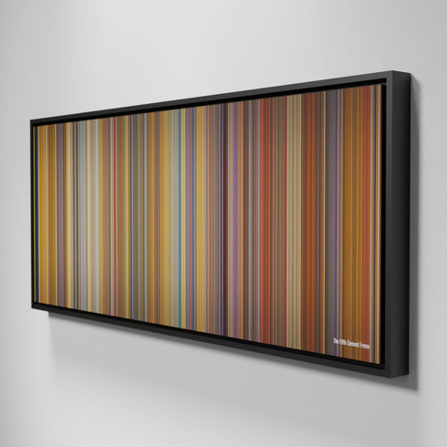 Side view of Framed Buff's of The Fifth Element Frome on the wall