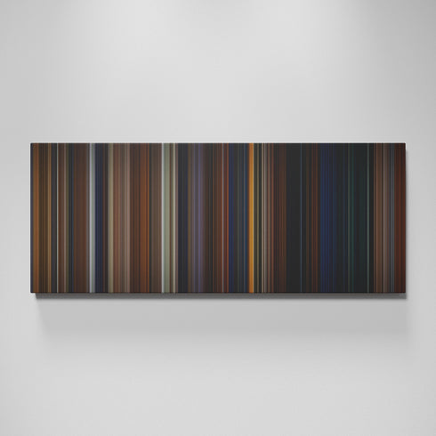 Harry Potter and the Chamber of Secrets movie canvas wall art - color palette print