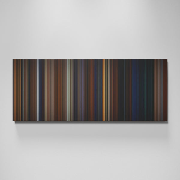 Harry Potter and the Chamber of Secrets movie canvas wall art - color palette print