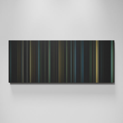 Harry Potter and the Deathly Hallows: Part 1 movie canvas wall art - color palette print