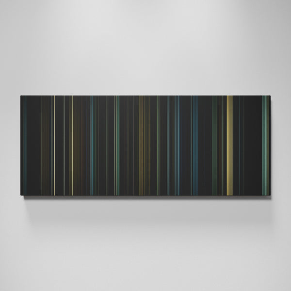 Harry Potter and the Deathly Hallows: Part 1 movie canvas wall art - color palette print