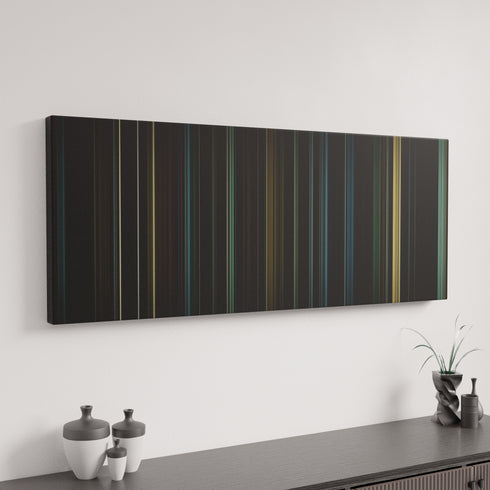 Harry Potter and the Deathly Hallows: Part 1 canvas art in modern interior - movie color palette