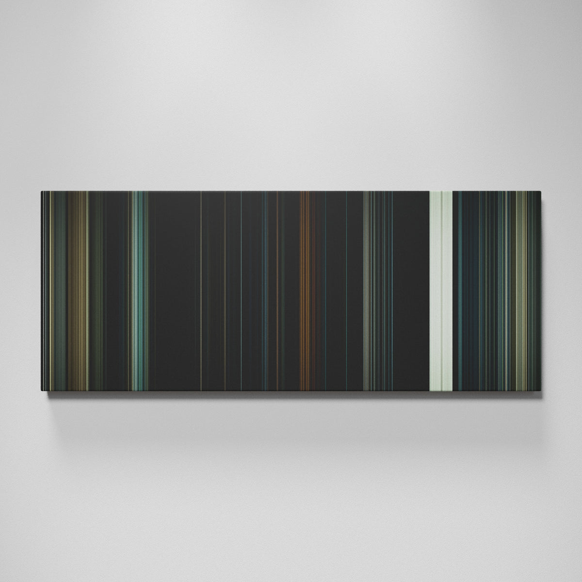 Harry Potter and the Deathly Hallows: Part 2 movie canvas wall art - color palette print