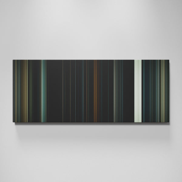 Harry Potter and the Deathly Hallows: Part 2 movie canvas wall art - color palette print