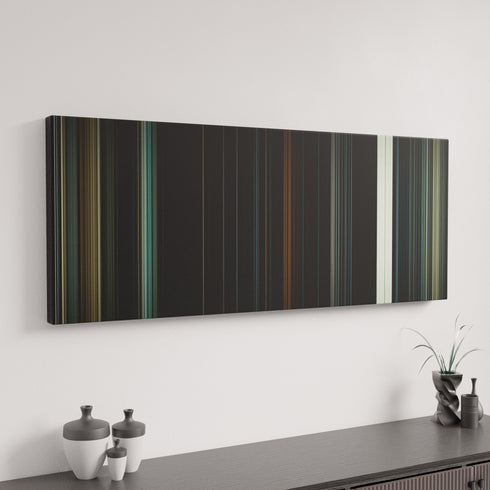 Harry Potter and the Deathly Hallows: Part 2 canvas art in modern interior - movie color palette