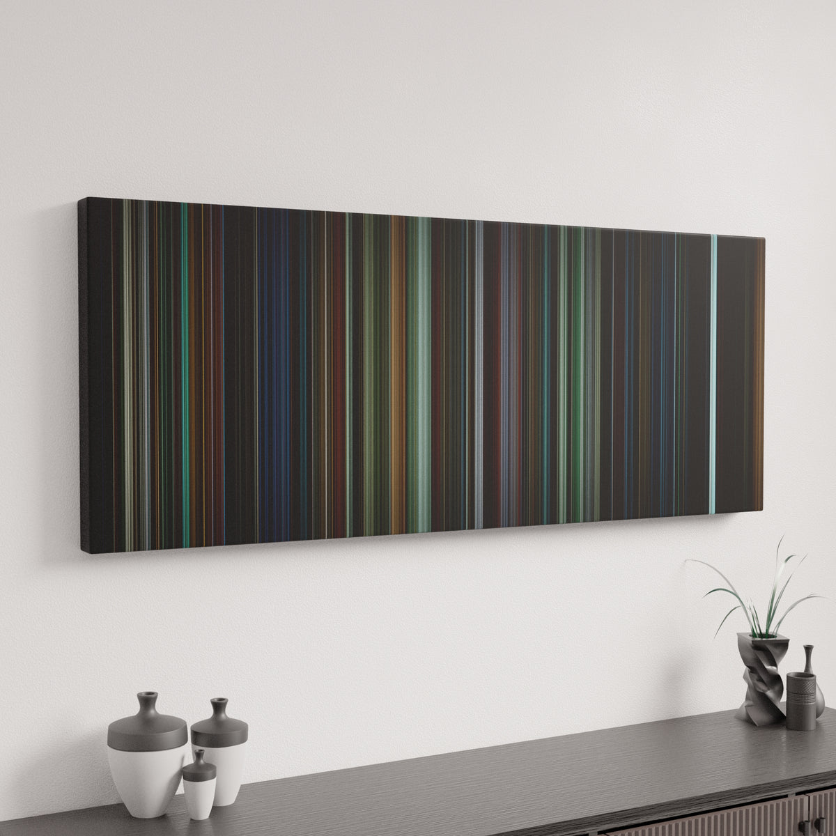 Harry Potter and the Goblet of Fire canvas art in modern interior - movie color palette