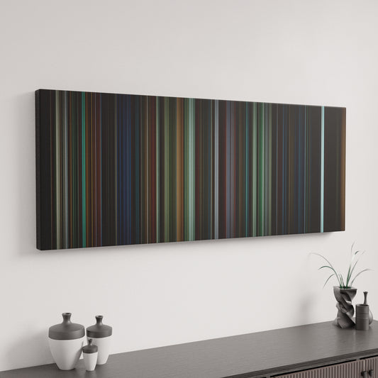 Minimal interior design with Harry Potter and the Goblet of Fire Frome on the wall