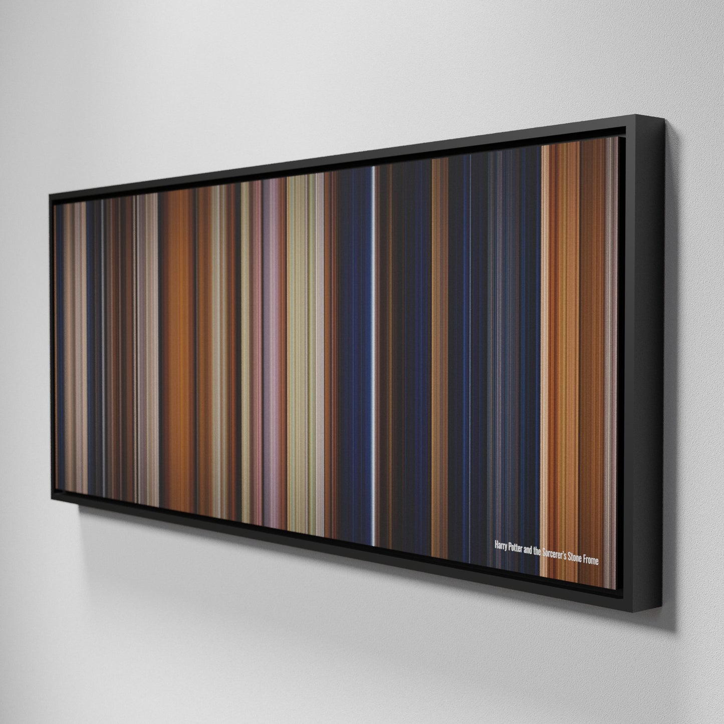 Side view of Framed Buff's of Harry Potter and the Sorcerer's Stone Frome on the wall