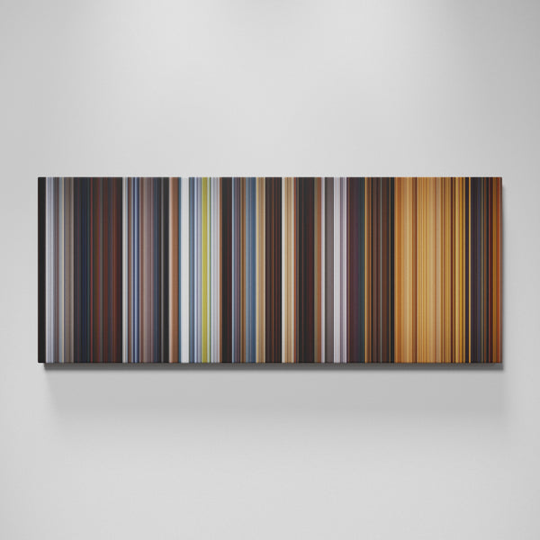 Star Wars: Episode II - Attack of the Clones movie canvas wall art - color palette print