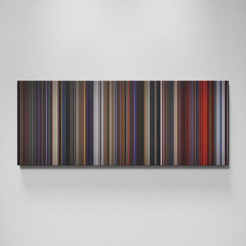 Star Wars: Episode III - Revenge of the Sith movie canvas wall art - color palette print