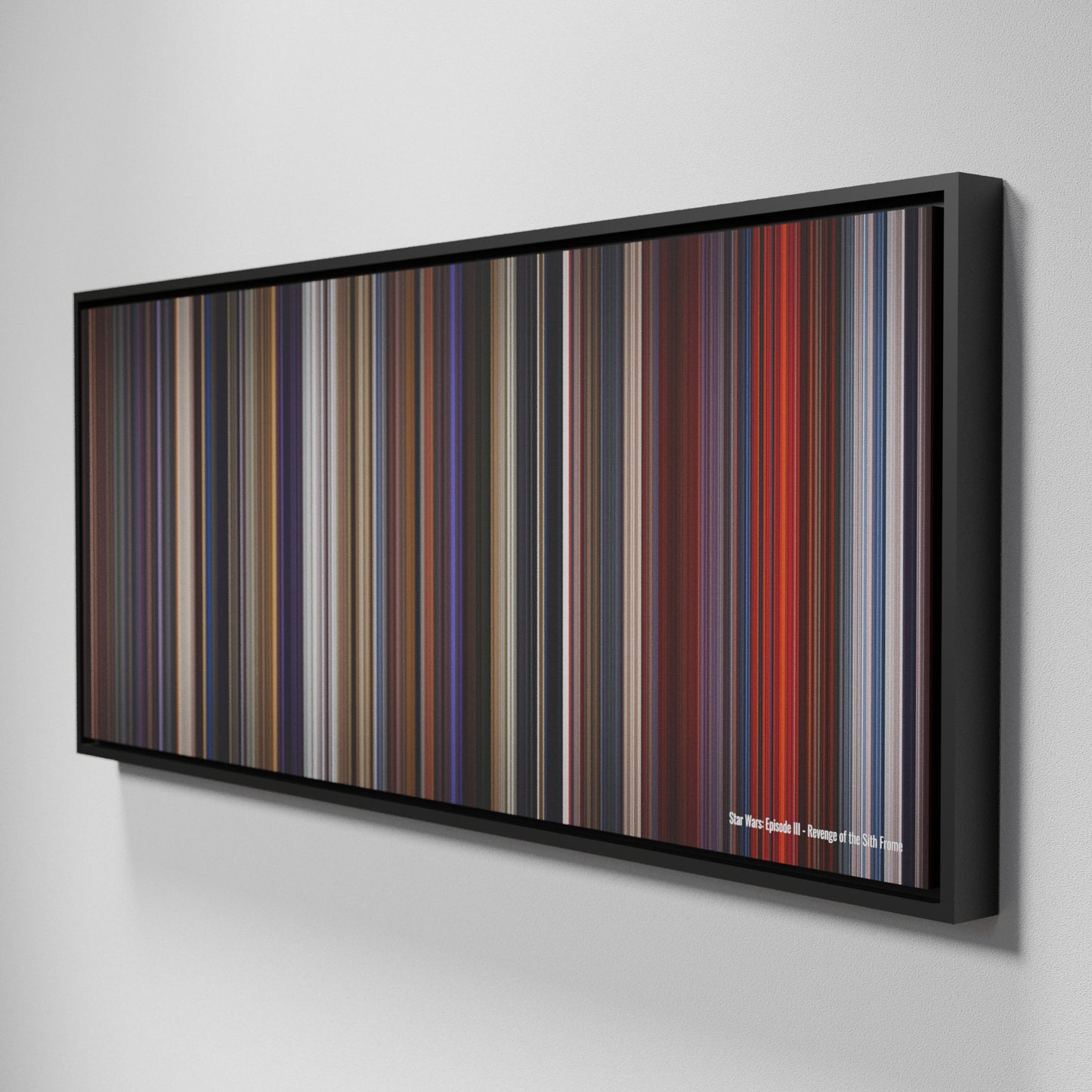 Side view of Framed Buff's of Star Wars: Episode III - Revenge of the Sith Frome on the wall