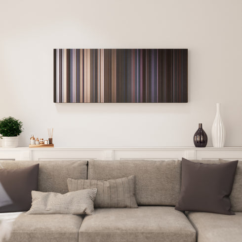 Star Wars: Episode IV - A New Hope canvas print in living room - film wall decor