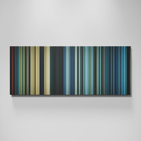 Star Wars: Episode IX - The Rise of Skywalker movie canvas wall art - color palette print