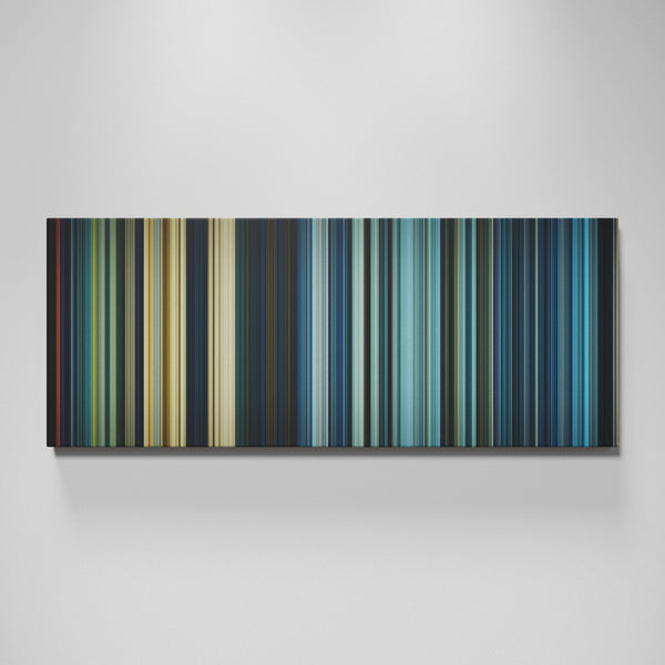 Star Wars: Episode IX - The Rise of Skywalker movie canvas wall art - color palette print