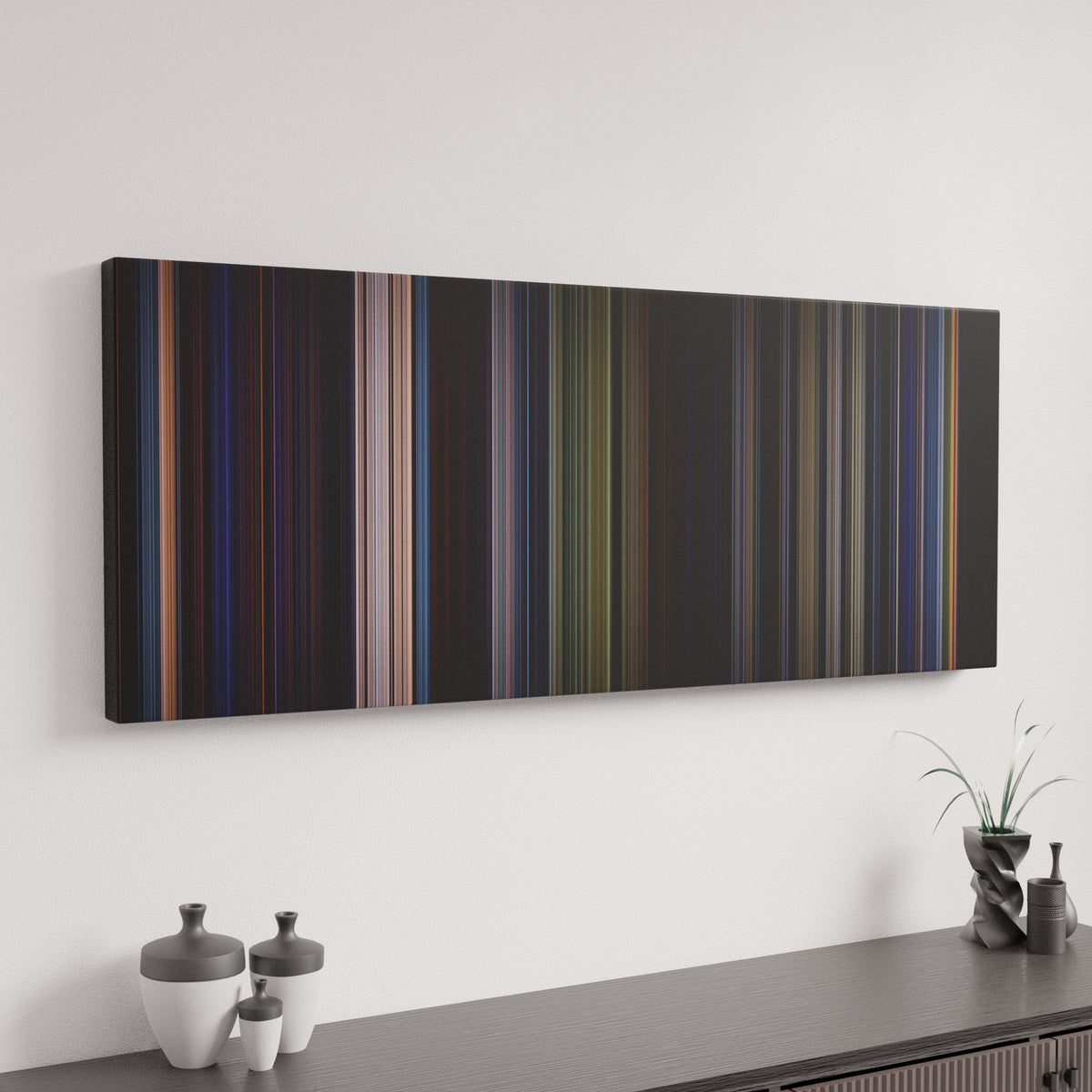 Star Wars: Episode VI - Return of the Jedi canvas art in modern interior - movie color palette
