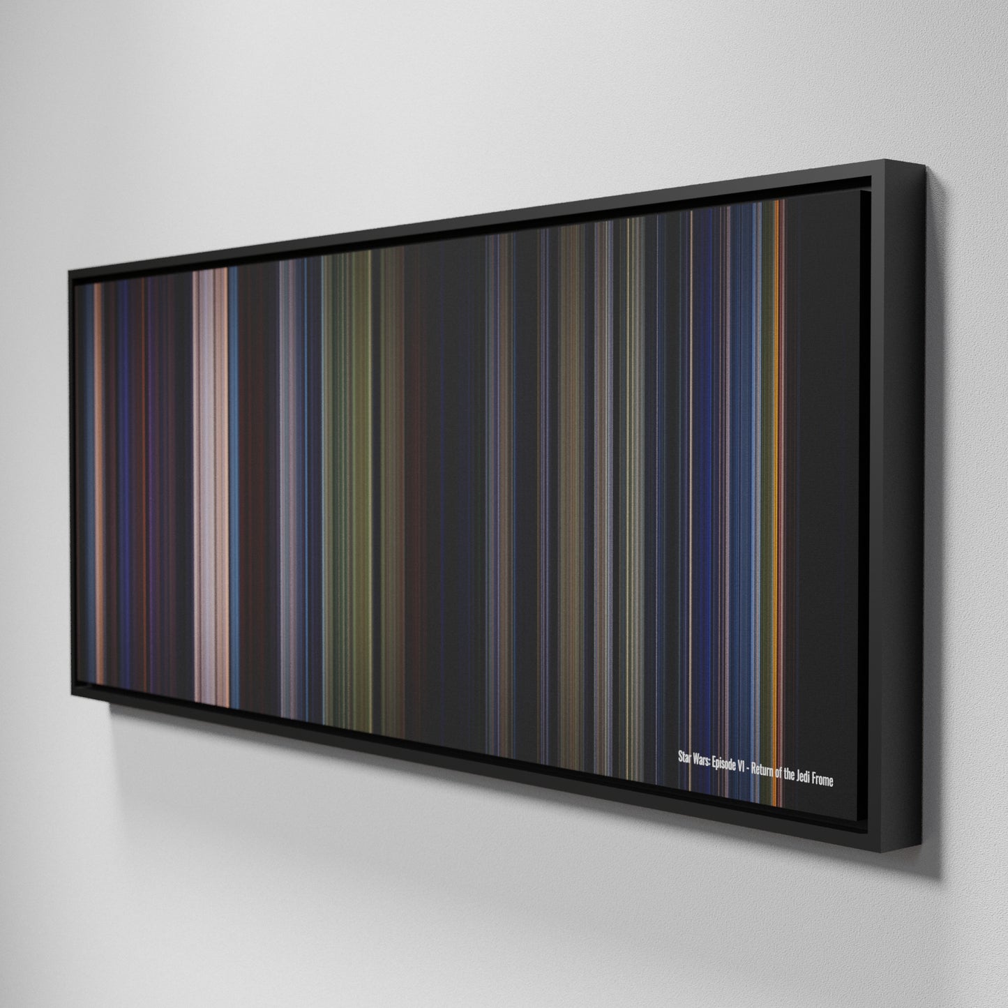 Side view of Framed Buff's of Star Wars: Episode VI - Return of the Jedi Frome on the wall