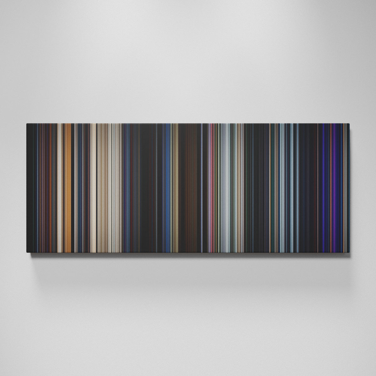 Star Wars: Episode VII - The Force Awakens movie canvas wall art - color palette print