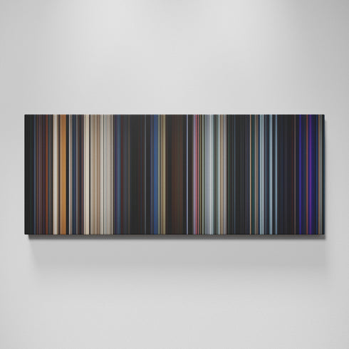 Star Wars: Episode VII - The Force Awakens movie canvas wall art - color palette print