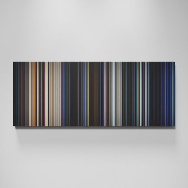 Star Wars: Episode VII - The Force Awakens movie canvas wall art - color palette print