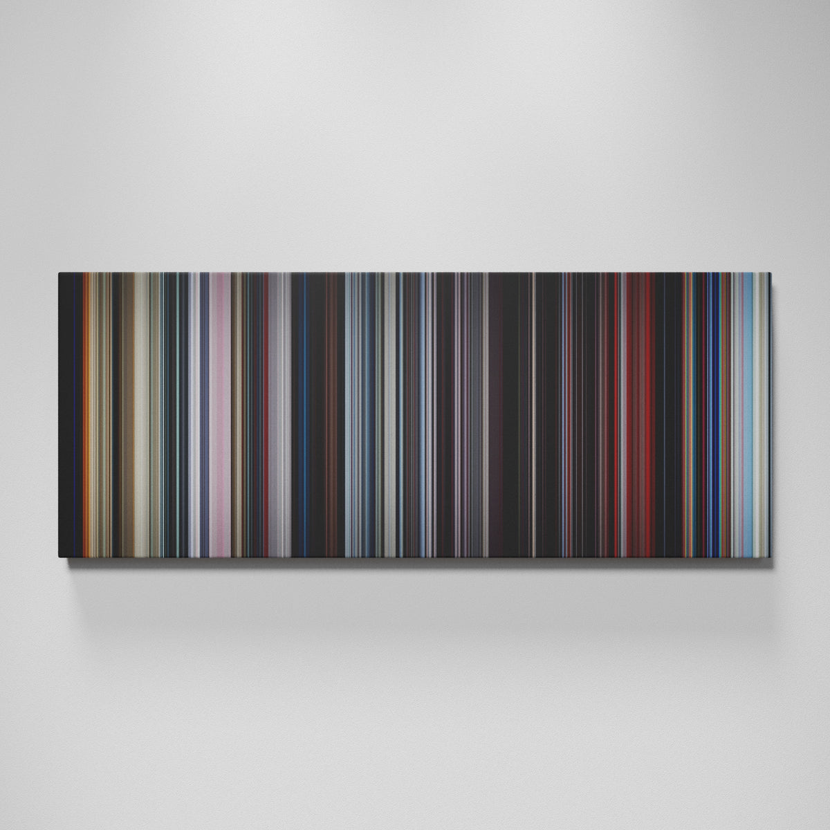 2001 A Space Odyssey movie canvas wall art - color palette print