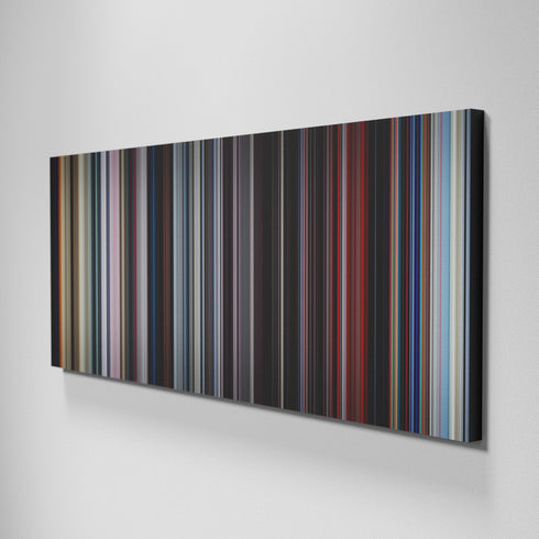 Side view of Basic of 2001: A Space Odyssey Frome on the wall