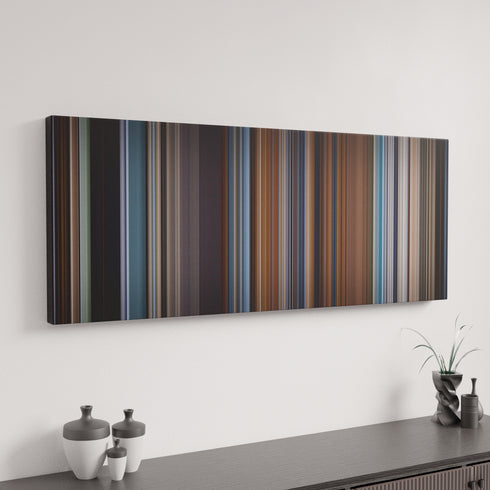 A Ghost Story canvas art in modern interior - movie color palette