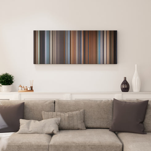 Living room interior with A Ghost Story Frome on the wall