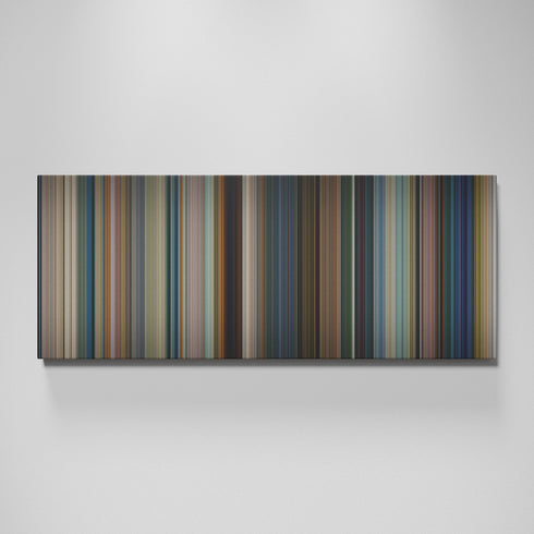 Baby Driver movie canvas wall art - color palette print