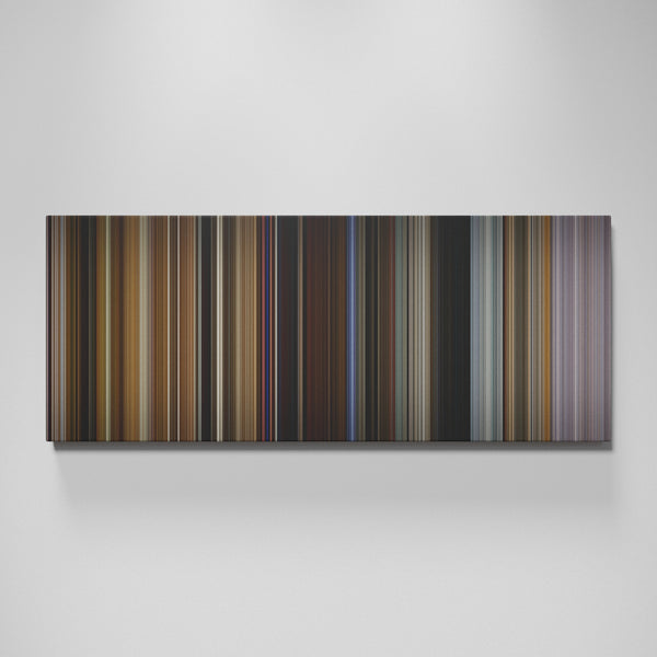 Bohemian Rhapsody movie canvas wall art - color palette print
