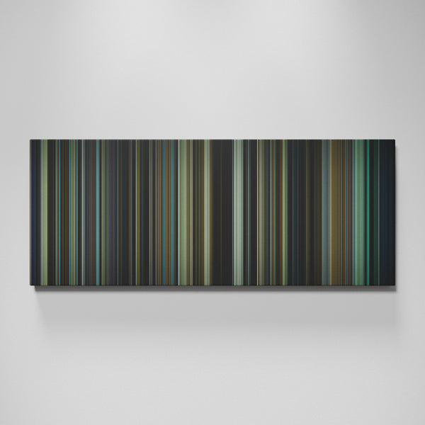 Fight Club movie canvas wall art - color palette print