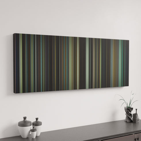 Fight Club canvas art in modern interior - movie color palette