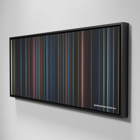 Side view of Framed Buff's of Harry Potter and the Order of the Phoenix Frome on the wall