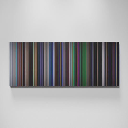 La La Land movie canvas wall art - color palette print