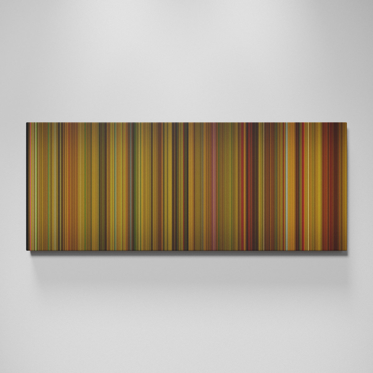 Amélie movie canvas wall art - color palette print