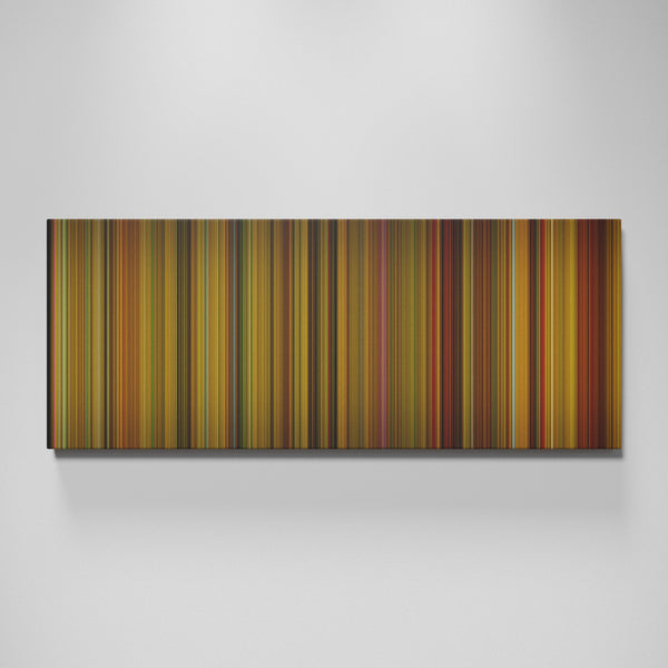 AmΓ©lie movie canvas wall art - color palette print