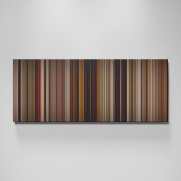 Pulp Fiction movie canvas wall art - color palette print