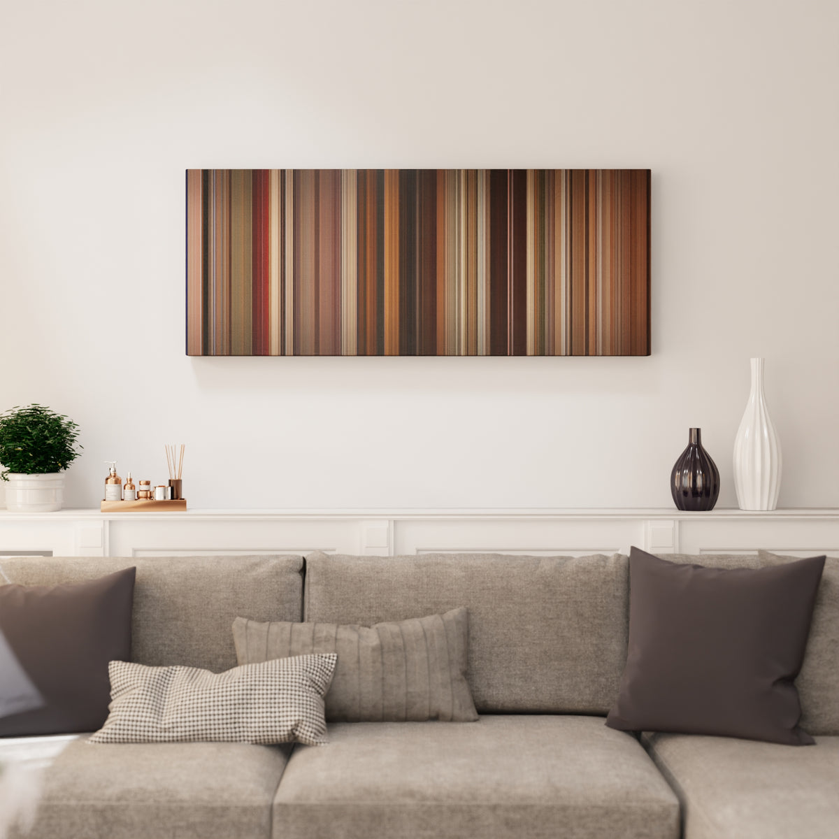 Pulp Fiction canvas print in living room - film wall decor