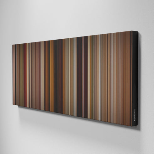 Side view of Buff's of Pulp Fiction Frome on the wall