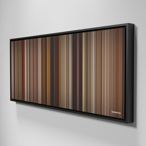 Side view of Framed Buff's of Pulp Fiction Frome on the wall