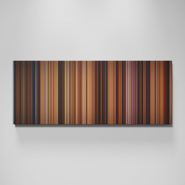 Ratatouille movie canvas wall art - color palette print