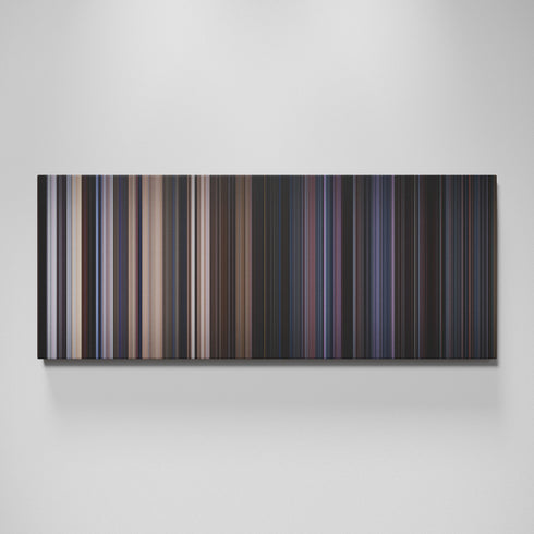 Star Wars: Episode IV - A New Hope movie canvas wall art - color palette print