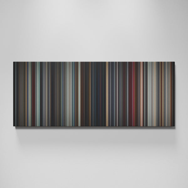 Star Wars: Episode VIII - The Last Jedi movie canvas wall art - color palette print
