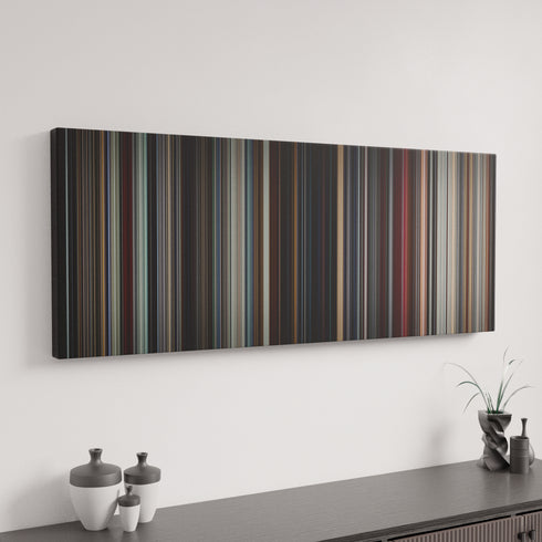 Star Wars: Episode VIII - The Last Jedi canvas art in modern interior - movie color palette