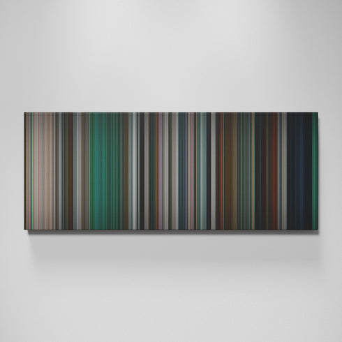 The Fast and the Furious Tokyo Drift movie canvas wall art - color palette print