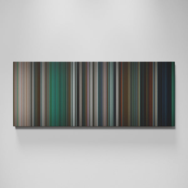 The Fast and the Furious Tokyo Drift movie canvas wall art - color palette print