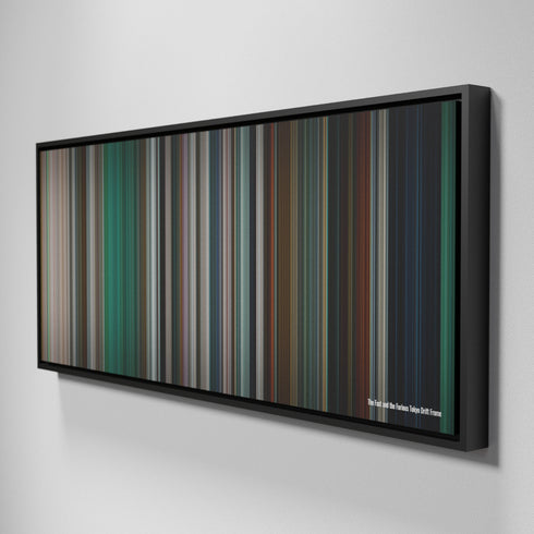 The Fast and the Furious Tokyo Drift movie canvas art - framed wall print